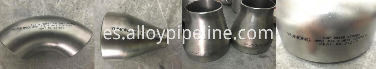 ASTM A815 UNS S32750 Duplex Steel Fitting